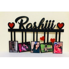 WOODEN NAME WALL HANGING size (8 x10)