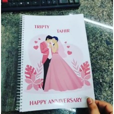   Anniversary Photo Books A4 Size (Photos And Message)
