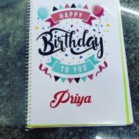   BIRTHDAY PHOTO BOOKS A4 SIZE (PHOTOS AND MESSAGE)